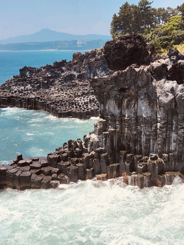 Nature’s Geometry: Lava Meets the Sea