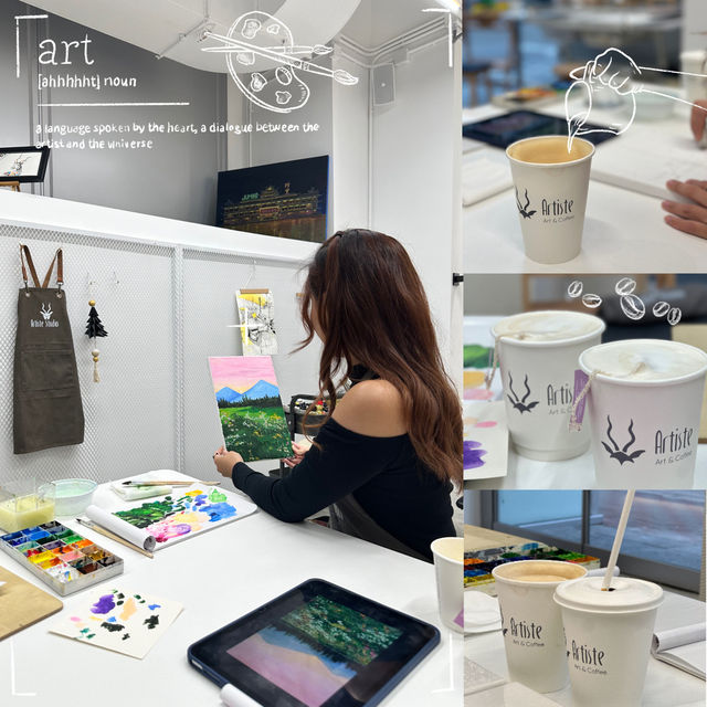 假期好去處 純白空間ᴀʀᴛ ᴊᴀᴍᴍɪɴɢ + 飲杯靚ᴄᴏꜰꜰᴇᴇ 打個靚卡🤍☕️🎨
