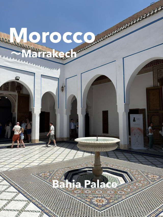 【🇲🇦モロッコ/マラケシュ】・バヒア宮殿🏰