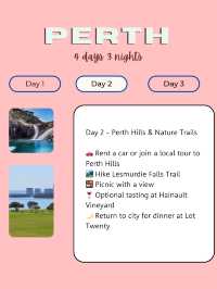 Perth 4 days itinerary 💖