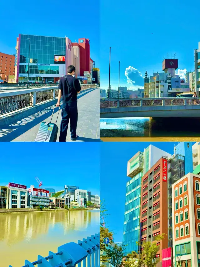 白天的中洲川，悠閒的巷弄散步