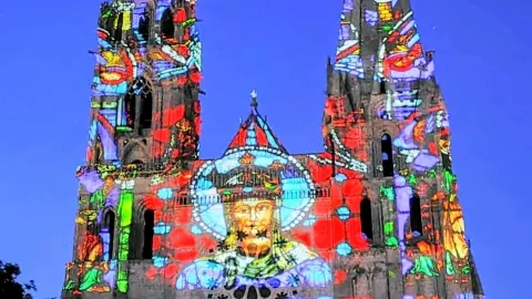 Add the Colorful Chartres Cathedral Illuminations to Your Paris Itinerary! — traveler post in Chartres