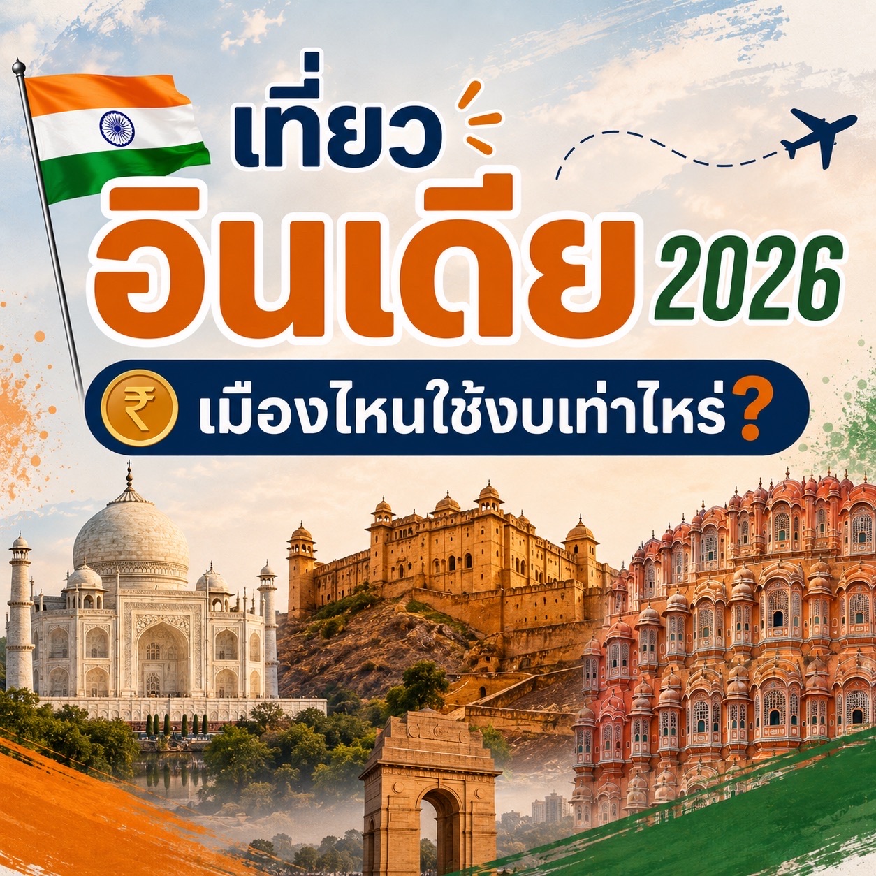 🇮🇳 Du lịch Ấn Độ năm 2026: Chi phí tham quan mỗi thành phố là bao nhiêu? ✈️
