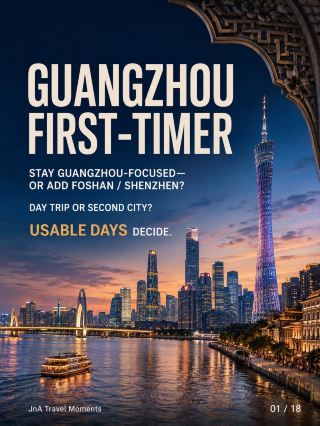 廣州初體驗指南:只去廣州-還是加去佛山或深圳?