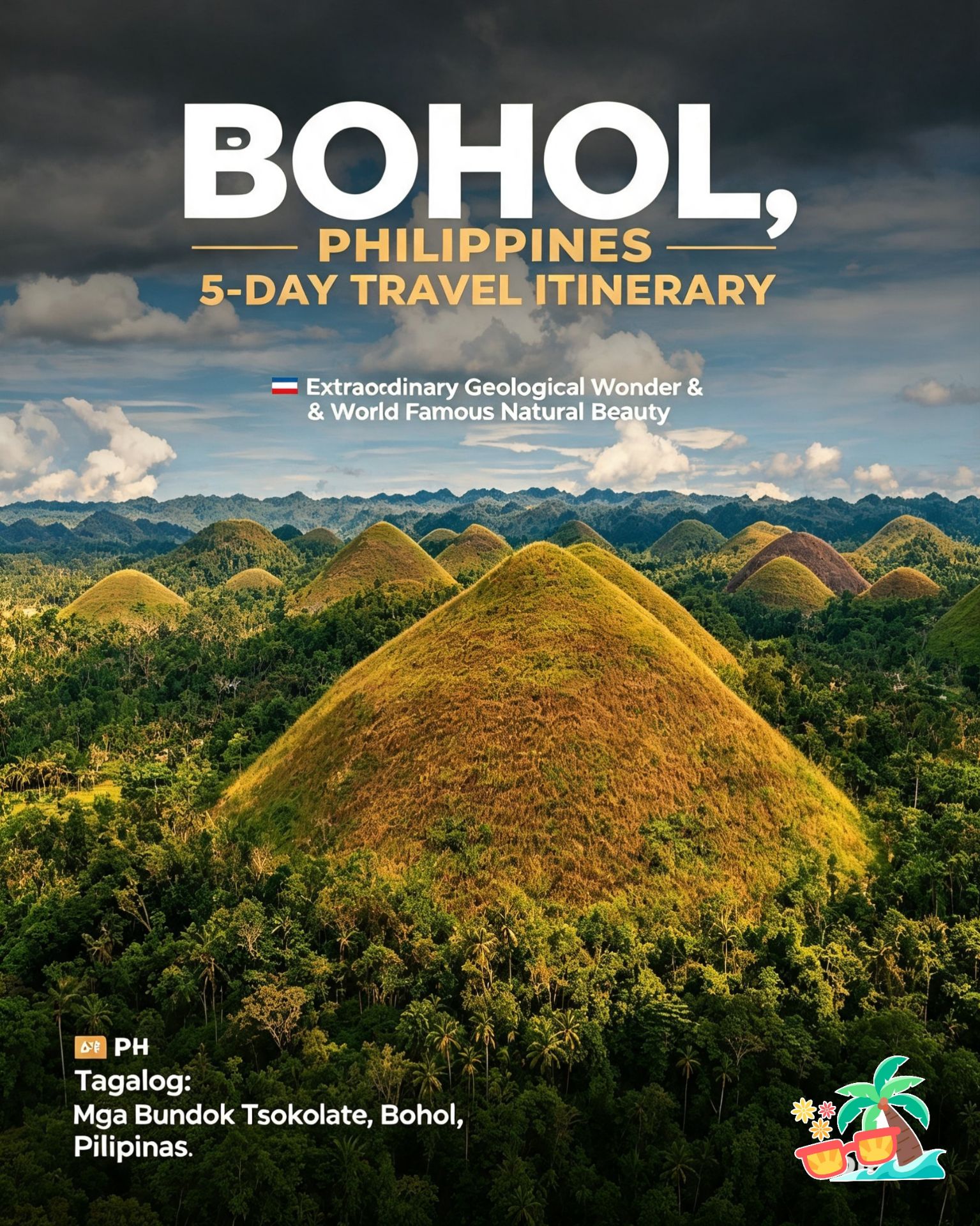 GOING PLACES:🍫 BOHOL, PHILIPPINES — 5-DAY TRAVEL ITINERARY.
