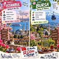 🇹🇷 12 Months, 12 Cities in Türkiye 🗓️