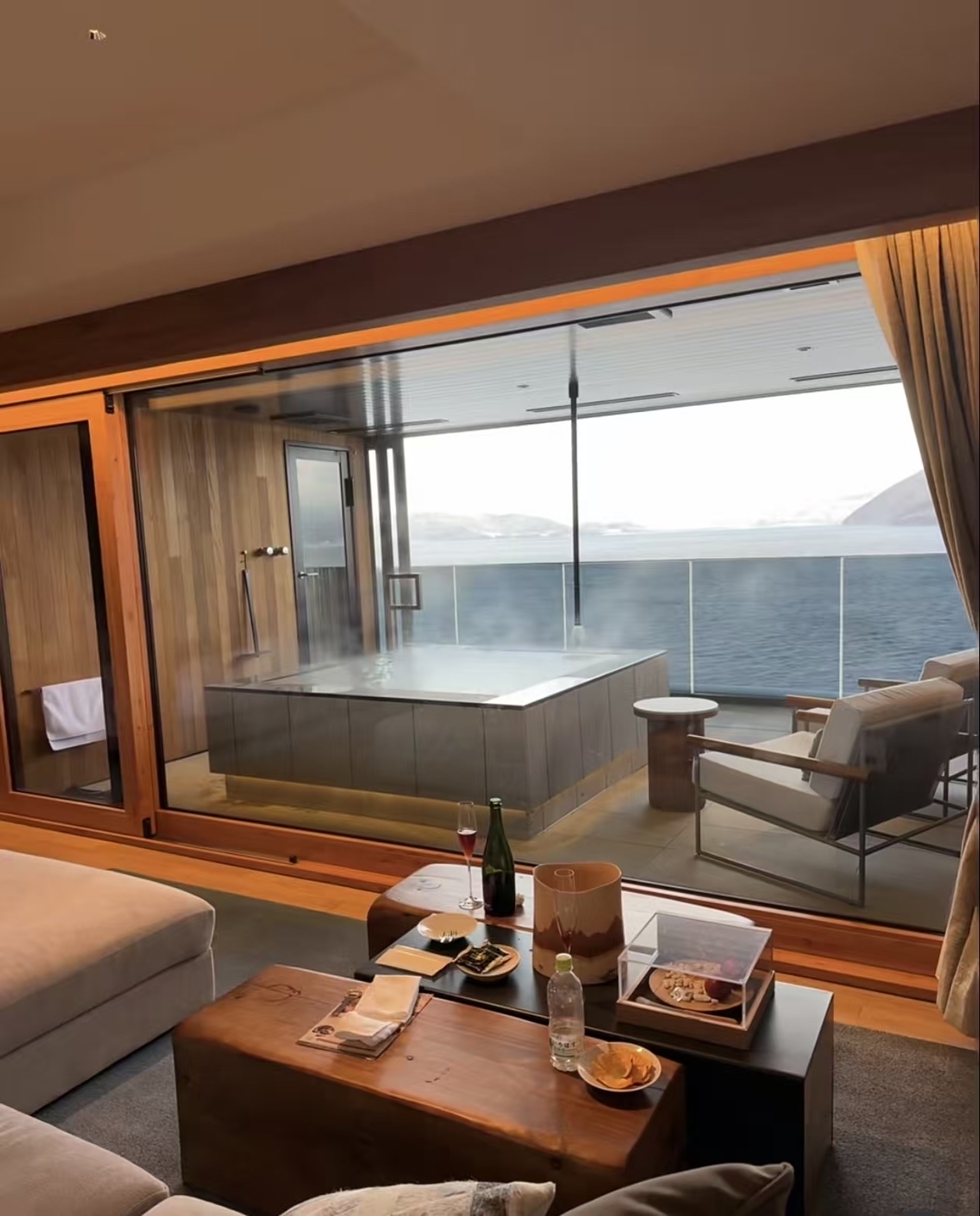 This new luxury hot spring hotel in Lake Toya is absolutely stunning.