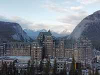 The iconic view Fairmont Banff Springs Hotel