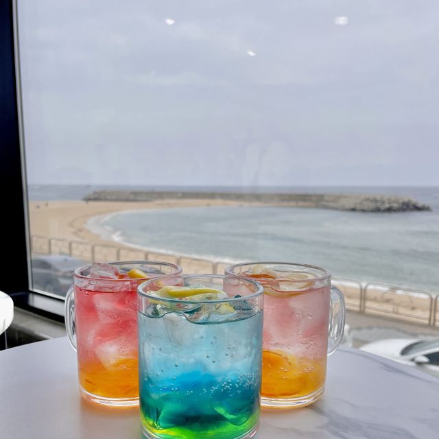 속초버스터미널 근처에서 오션뷰 카페를 즐기고 싶다면? 🌊☕️
