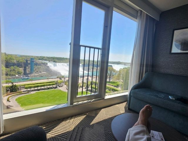 we got American fallsview room. i love it. very nice view,relaxing!  