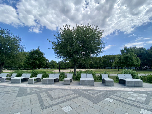 親目世界上最大的地球儀✨🌍紐約法拉盛草原可樂娜公園的靜謐之美✨ 