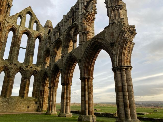 A Gothic Sentinel Overlooking Yorkshire's Sea