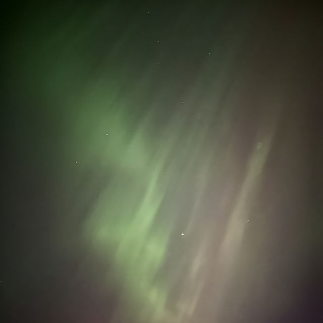 Northern lights in Belfast 