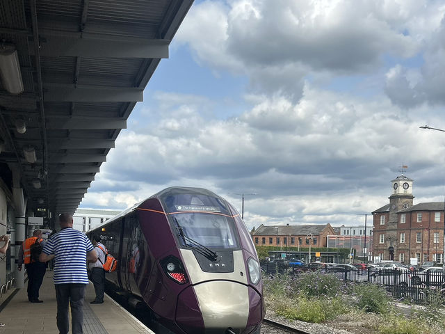 Travelling to Derby and a day out train spotting there 