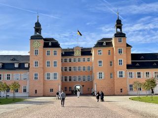 Schwetzingen is located in the Rhine-Neckar region of Baden-Württemberg, Germany, about 10 kilometers from Mannheim, and is a.
