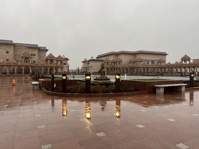 煙雨朦朧之印度神廟！