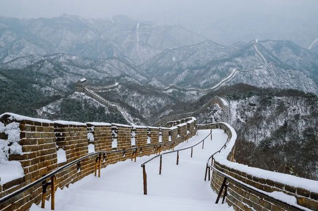 長城雪景