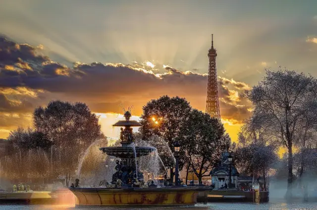Sunset Serenity Paris