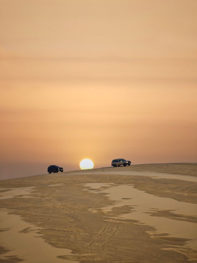 我在卡達爾拍了一組沙漠大片！