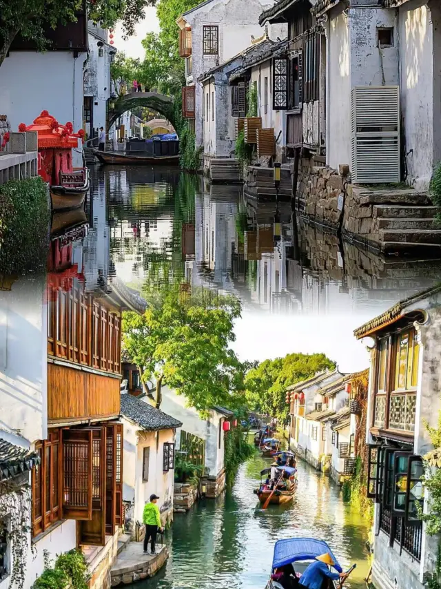 Upon arriving at Zhouzhuang, it feels like stepping into an ink painting