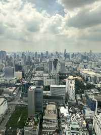 A Birds Eye view of Bangkok, a sprawling metropolis 