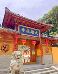 杭州大雄山東麓竹林裡藏着一座講寺，每天都能聽到比丘尼的誦經聲。