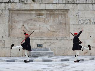 April Destinations｜Changing of the Guard Ceremony at Syntagma Square, Athens