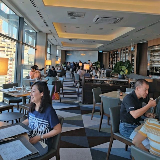 wonderful views and food