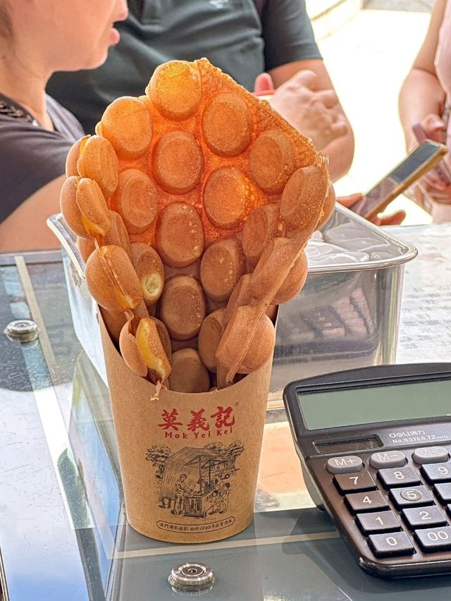 🍦澳門必吃！人手一個的雪糕雞蛋仔，一口封神！ 