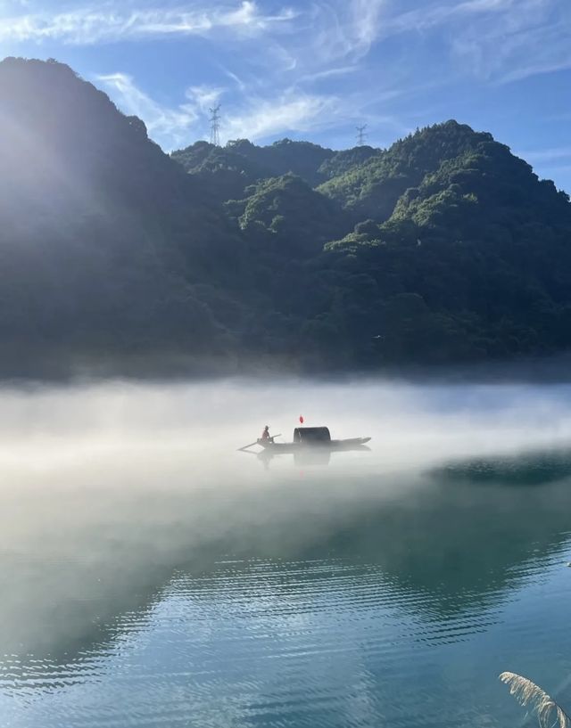 郴州旅遊｜被問爆的「小東江秘境」。
2天1夜人均500+玩到爽！✨