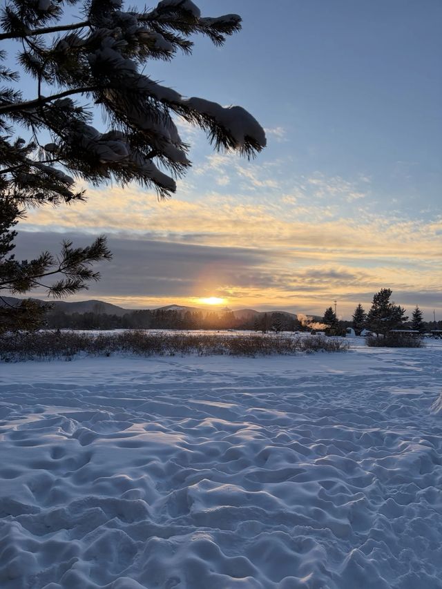 12月漠河,追光的約定 12月漠河,追光的約定