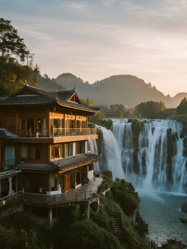 暖冬貴州親子遊瀑布懸崖民宿,帶娃住進24℃的夏天 暖冬貴州親子遊瀑布懸崖民宿,帶娃住進24℃的夏天