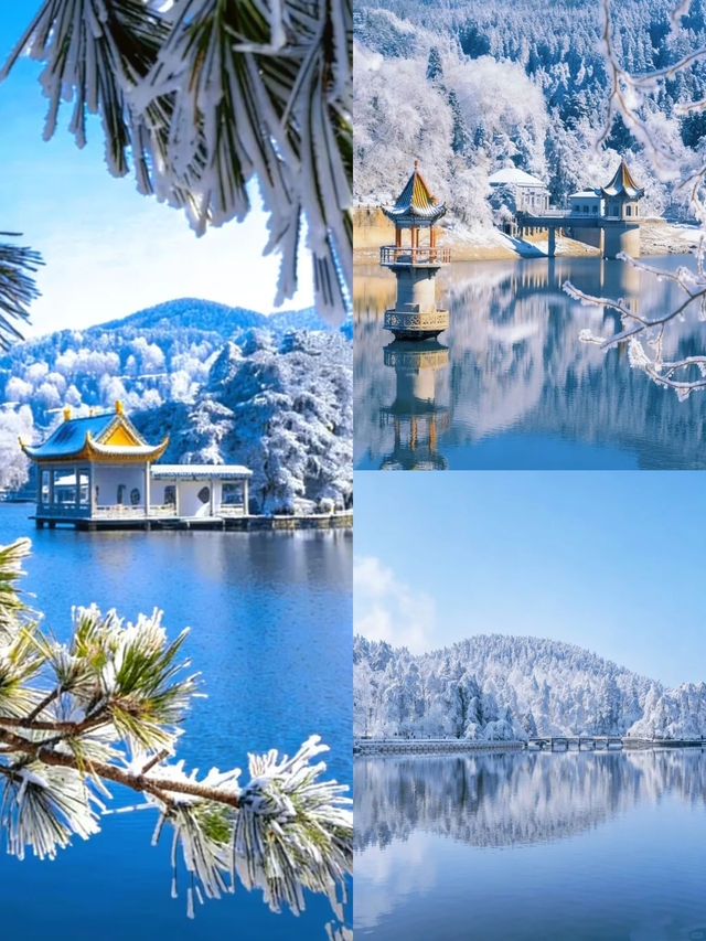 南方人狂喜闖進廬山冰雪世界