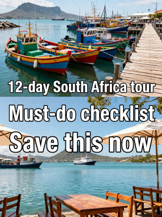 South Africa 12-day tour guide to help you explore Africa step by step