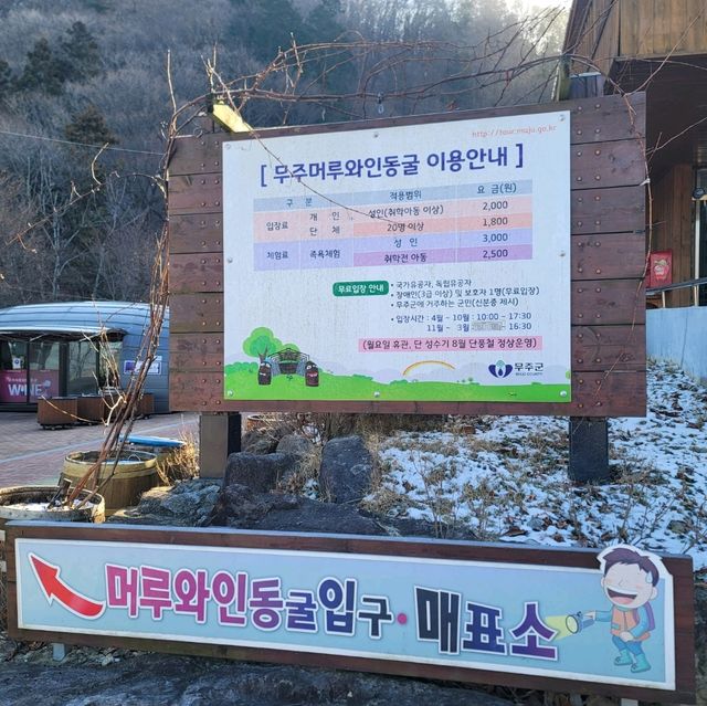추운 겨울 실내데이트 하기에 좋은 무주 머루 와인동굴