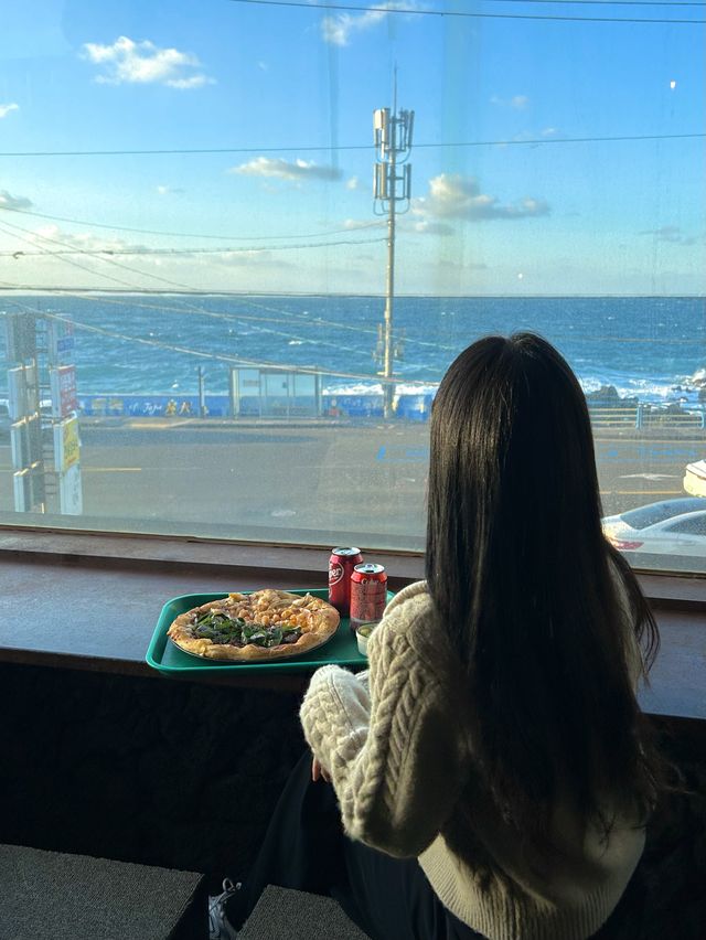 제주공항근처 오션뷰 맛도리 피자집 ‘위즈피자’🍕🌊