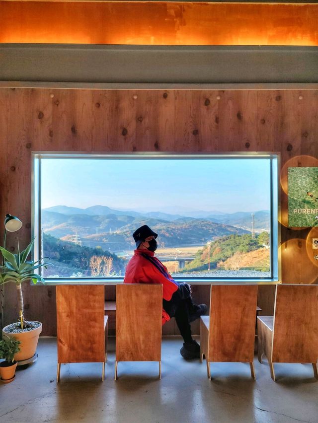 지리산뷰 히든스팟 그 자체! 하동 카페녹음🌿