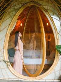 Bali | the best bamboo house with a serene jungle balcony 