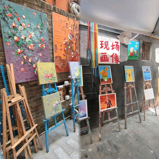 打卡深圳一個繽紛色彩村☞大芬油畫村🎨