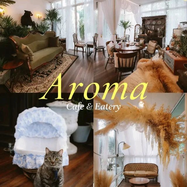 Aroma คาเฟ่เขาใหญ่สไตล์วินเทจ ฟีลดี อาหารเริ่ด!