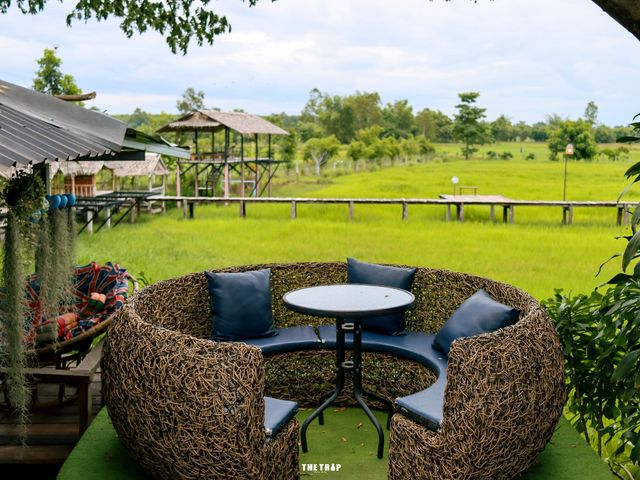 เถียงนาคาเฟ่ บ้านสวนศรีบุญมา อุดรธานี