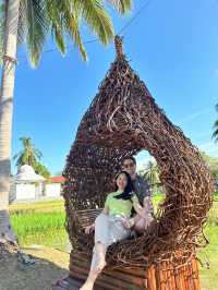 Authentic Malay cuisine by the paddy field