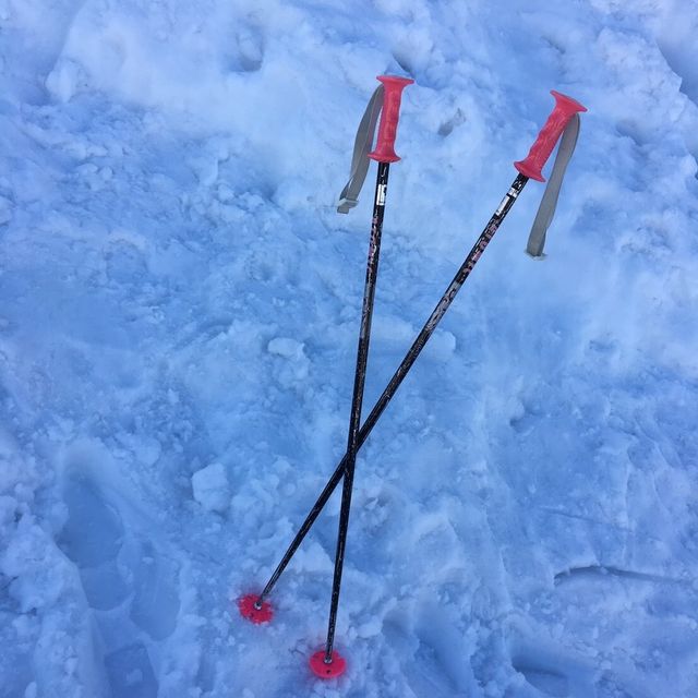 A ski lesson at Yuzawa in Japan 