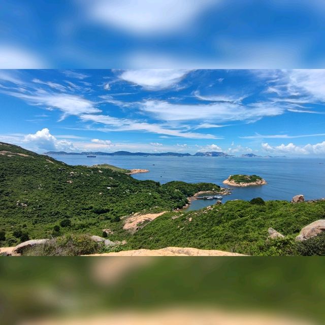 一望無際湛藍海景：香港南極 - 蒲台島