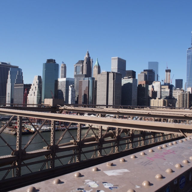 【アメリカ🇺🇸NY】絶対行くべき❣️ブルックリン橋