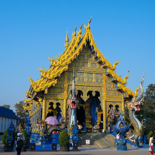 💙พระอารามสีน้ำเงิน "วัดร่องเสือเต้น" จ.เชียงราย 💙พระอารามสีน้ำเงิน "วัดร่องเสือเต้น" จ.เชียงราย