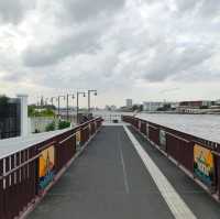 ทางเดินริมน้ำสะพานพุทธ-วัดกัลยา