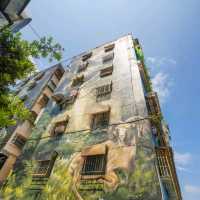 ถ่ายรูปสตรีทอาร์ทสุดชิคกลางชุมชน WEIWUYING STREET ART VILLAGE