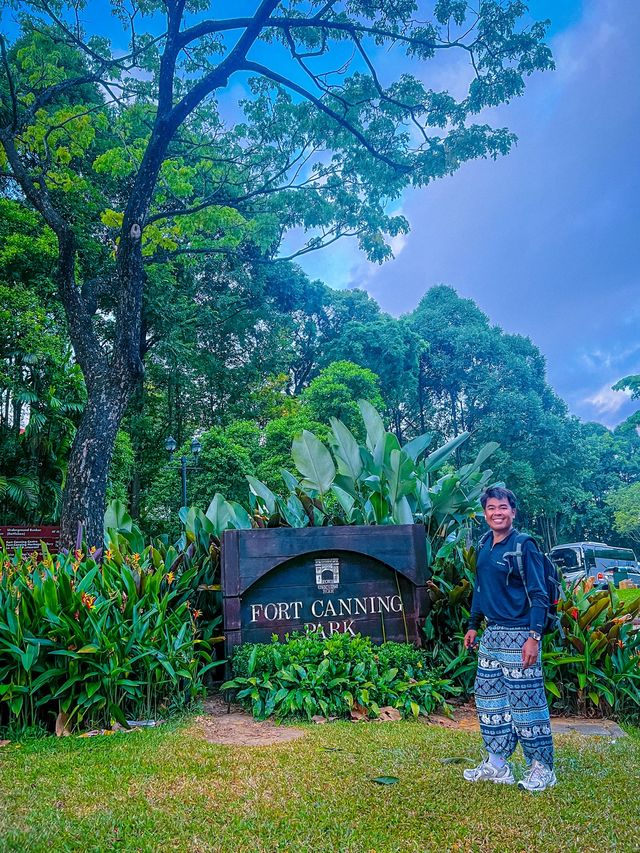 จุดถ่ายรูปยอดฮิต ปักหมุด Fort Canning Tree Tunnel