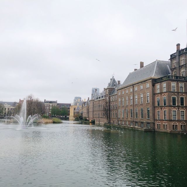荷蘭🇳🇱海牙The Hague (Den Haag)🚶🏻‍♀️🚶🏿🚶🏻‍♂️ Hofvijver 散步看風景